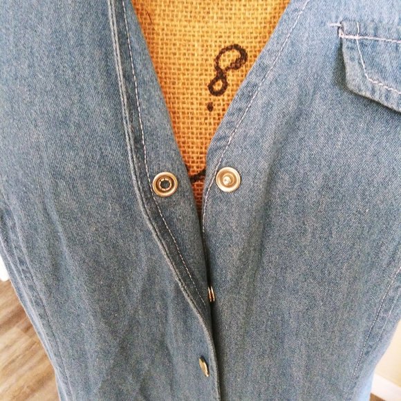 Vintage Robbie Bee Denim Look Dress - Picture 7 of 9